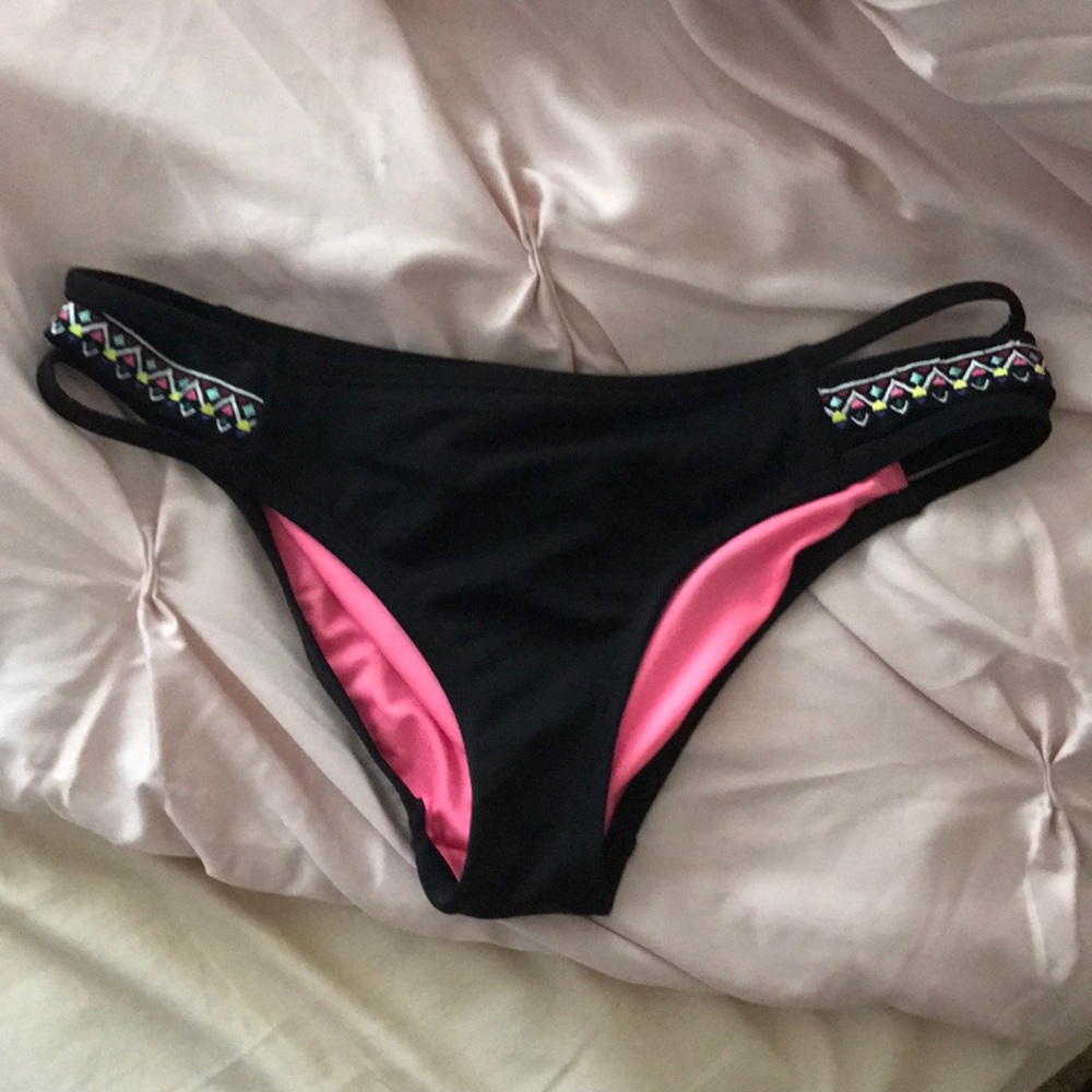 VS pink bikini bottoms size m